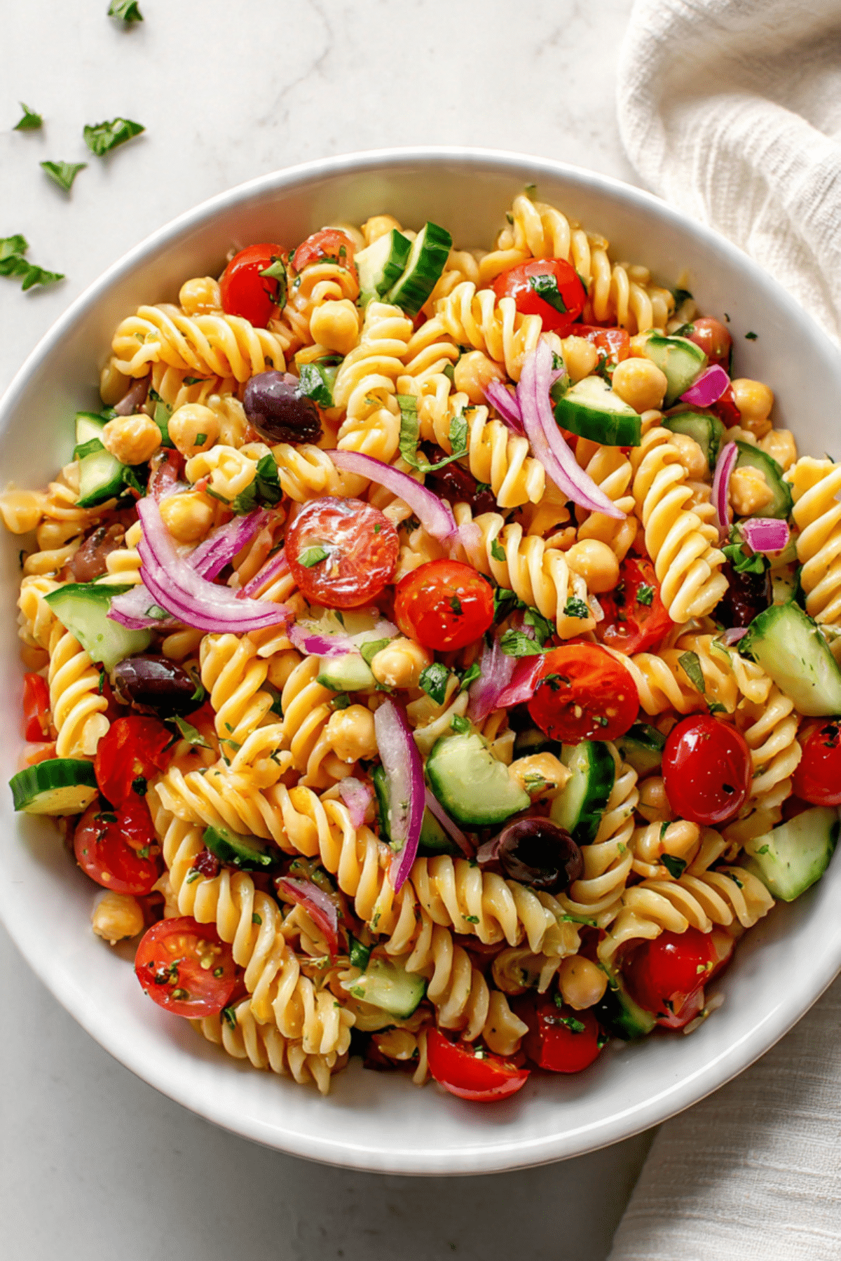 Make Ahead Magic: Chickpea Pasta Salad for Busy Weeks